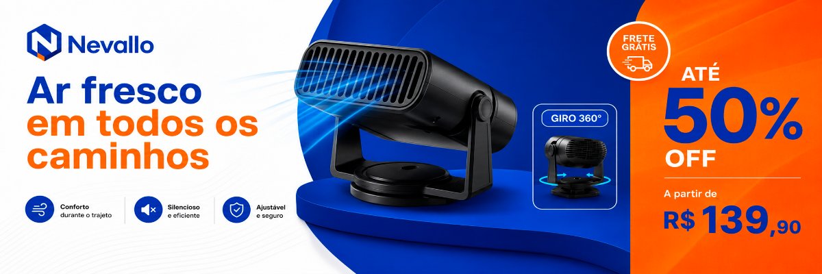 Ar Condicionado Portátil Automotivo - Turbo Fresh