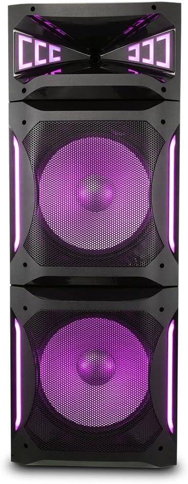 Caixa De Som Amplificada 2500w Philco Ex Bass Pcx30000 Preto